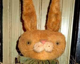 Conejo de Pascua "Cinnamon Bunny" Muñeca descarga instantánea e-patrón, Patrones primitivos