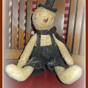 Modello di download istantaneo primitivo &quot;Mr. Frost E. Snowman&quot;, modelli primitivi