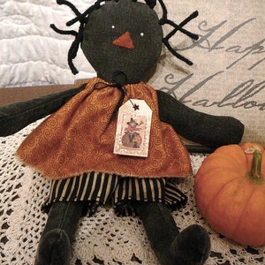 Primitive &quot;Halloween Baby&quot; instant download e-Pattern, Primitive Patterns