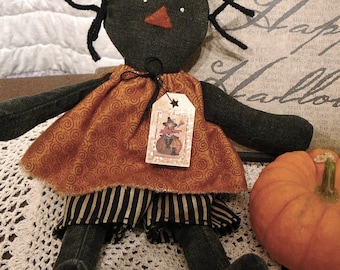 Primitive "Halloween Baby" instant download e-Pattern, Primitive Patterns