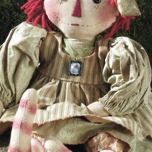 Primitive "Daughter's Yesteryear" Raggedy Doll instant download e-Pattern, Primitive Patterns