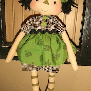 Primitiva "Kaitlyn Ann" Raggedy Doll descarga instantánea de patrón electrónico, Patrones primitivos