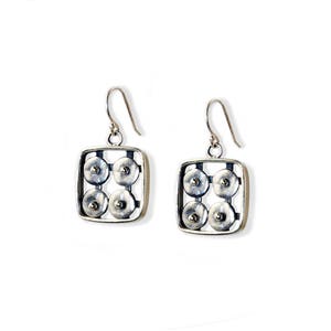 Geometrics in Motion Soft Square Earrings