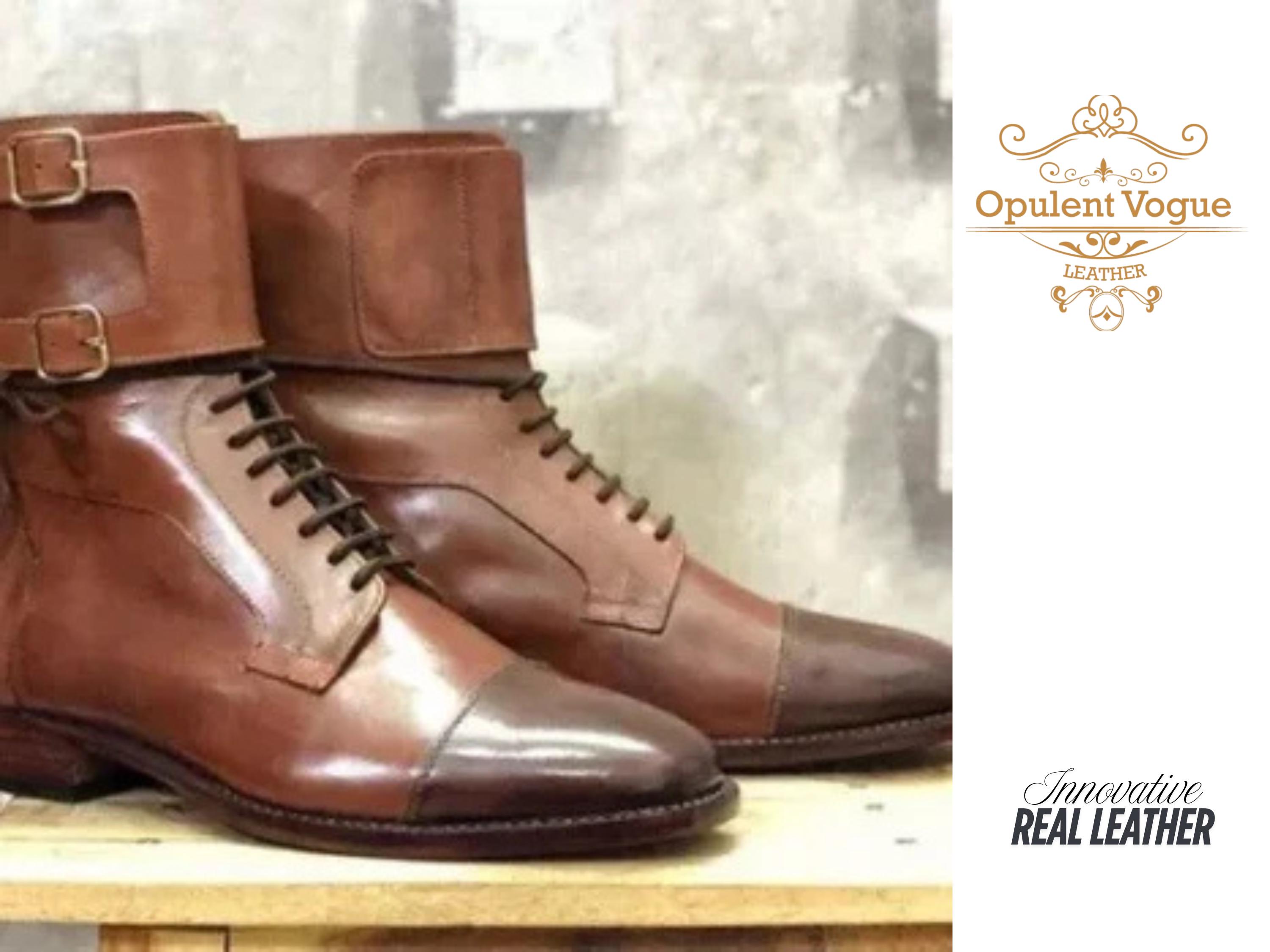 Monk Strap Chukka Boots Men - Etsy display picture 1