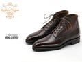 Handmade Brown Leather Chukka Boots: Men's Lace Up Ankle Dress Shoes