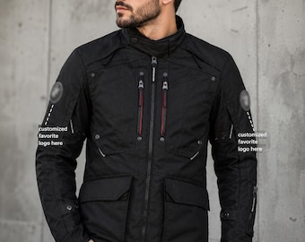 Custom Logo Adventure Motorcycle Jacket | Waterproof Textile Riding Gear