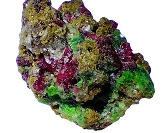 Natural Ruby Zoisite Lot 26.23g – UV Reactive Raw Crystal Specimens for Jewelry Making, Healing, or Collecting – Fluorescent Gems