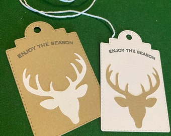 Printable Christmas Gift Tags Set of 8 Digital File - Etsy