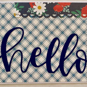 Greeting Card - Hello