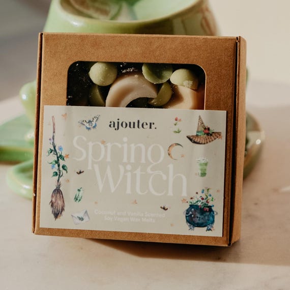 Spring Witch Kokosnuss und Vanille Schimmer Wachs Melts Duft