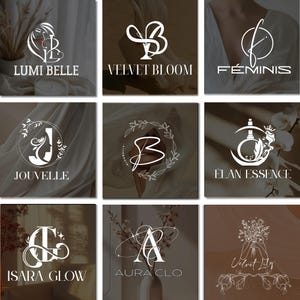 Custom Logo Design | Luxury Minimalist Initial Logo | Custom Monogram Logo | Elegant Hand Drawn Logo | Photography logo for Business |