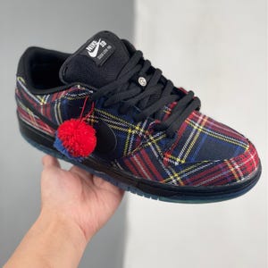 nike tartan trainers