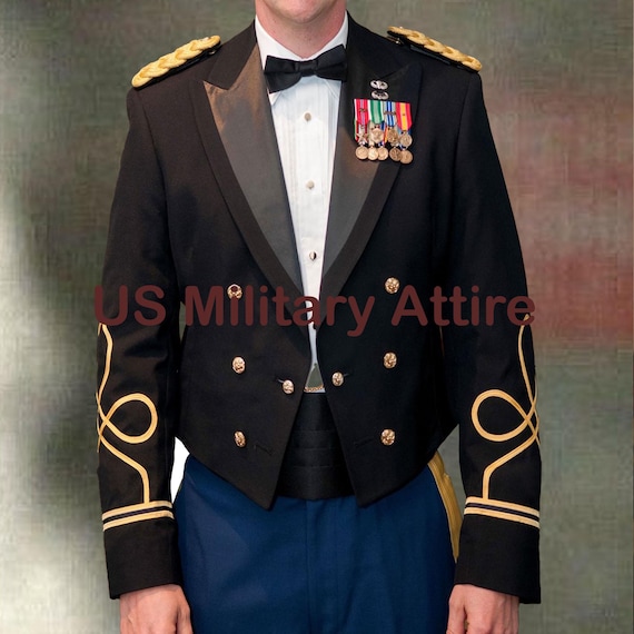 army dress mess blues U.S. Officer Navy Blue Uniform : Ceremonial Officer Armed Jacket Dinner dress