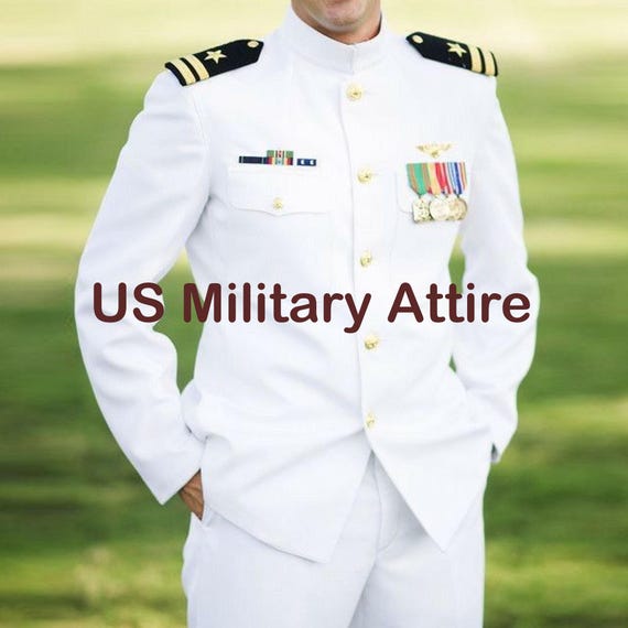 United States Navy Officer's Uniform | Naval Force Captain White Dress - Etsy United States Navy Officer's Uniform | Naval Force Captain White Dress - Etsy