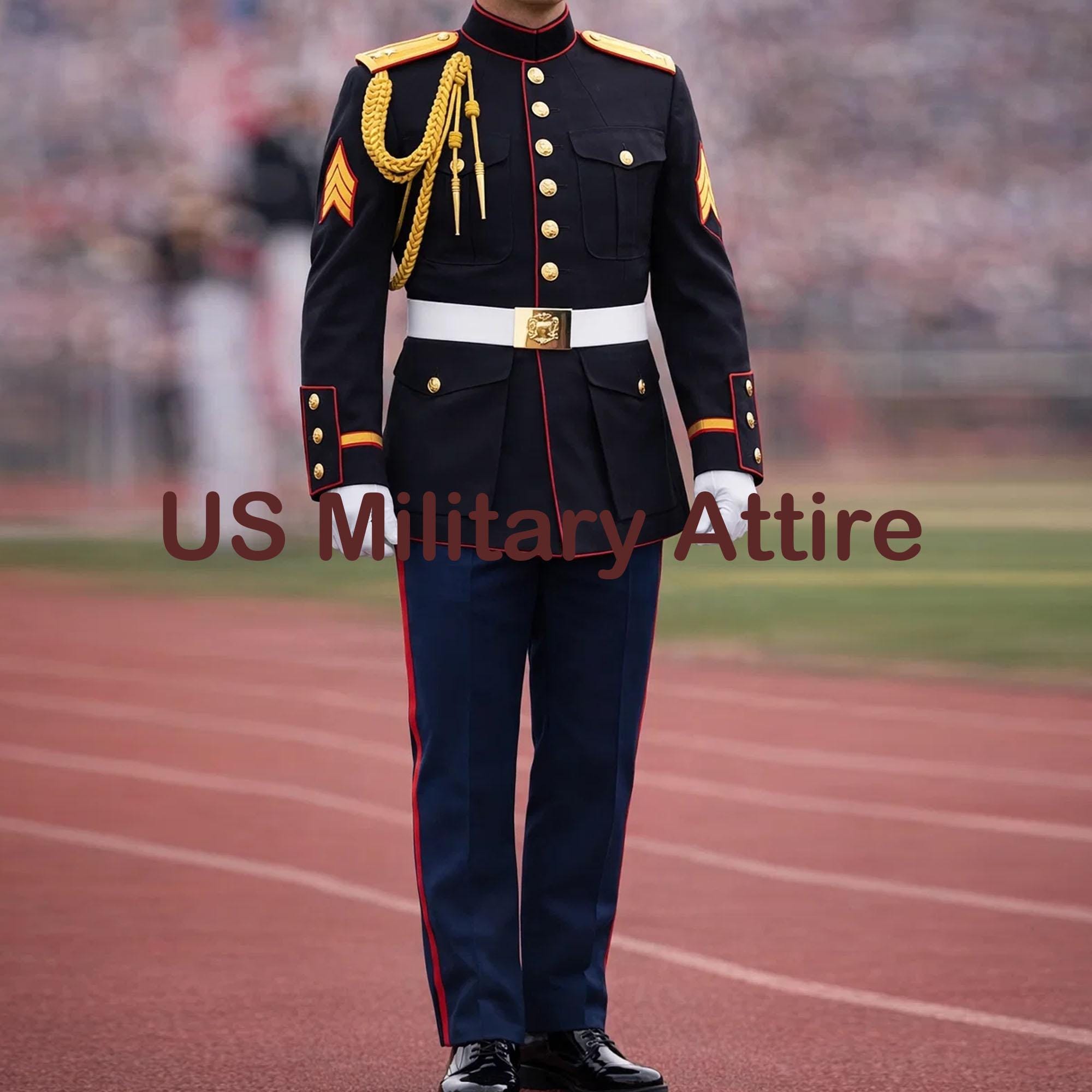 usmc officer dress uniform Male Blue Package Ideal for ceremonial parades Marine Corps Men's Officer Dress