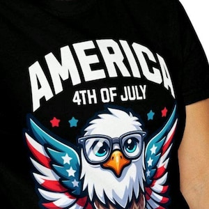 4th of July Shirt • Independence Day Patriotic Family Tee • USA Flag T‑shirt