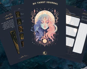 Tarot Journal Printable | 125 Pages Daily Spread