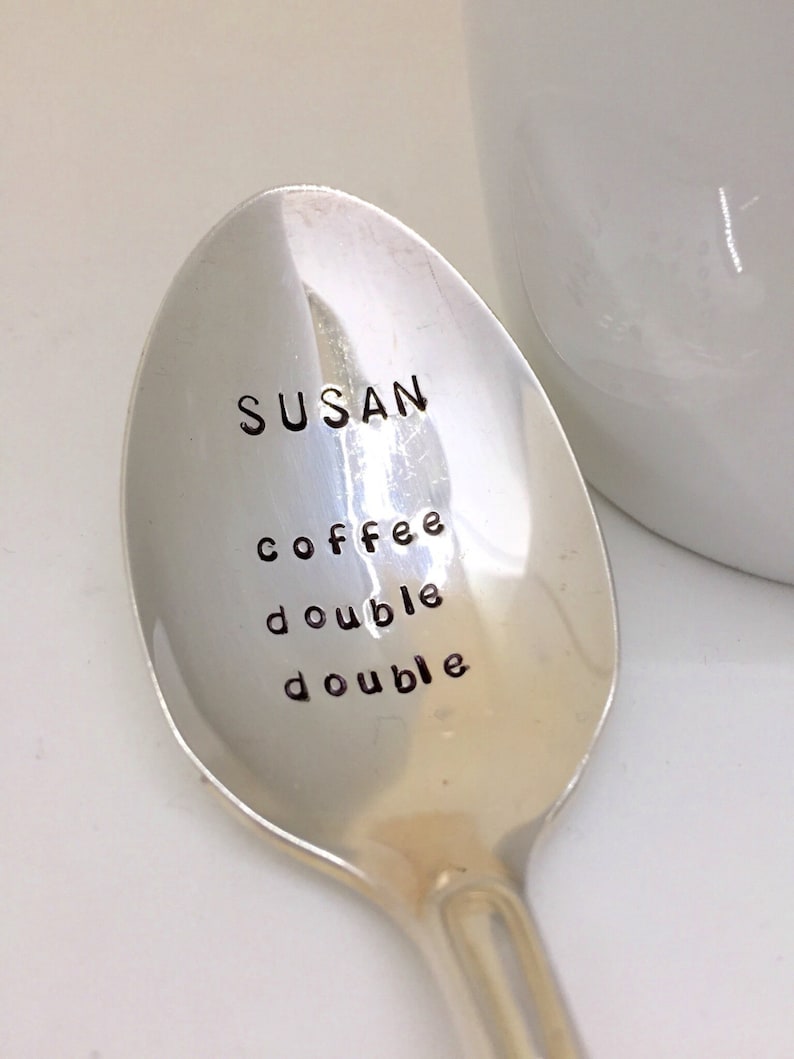 Engraved Vintage Tea Spoon Coffee Tea You and Me Engraved Vintage Tea Spoon Coffee Tea You and Me