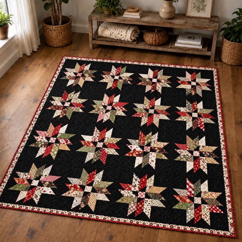 Star Pattern Work Patchwork Stars Pattern - Etsy