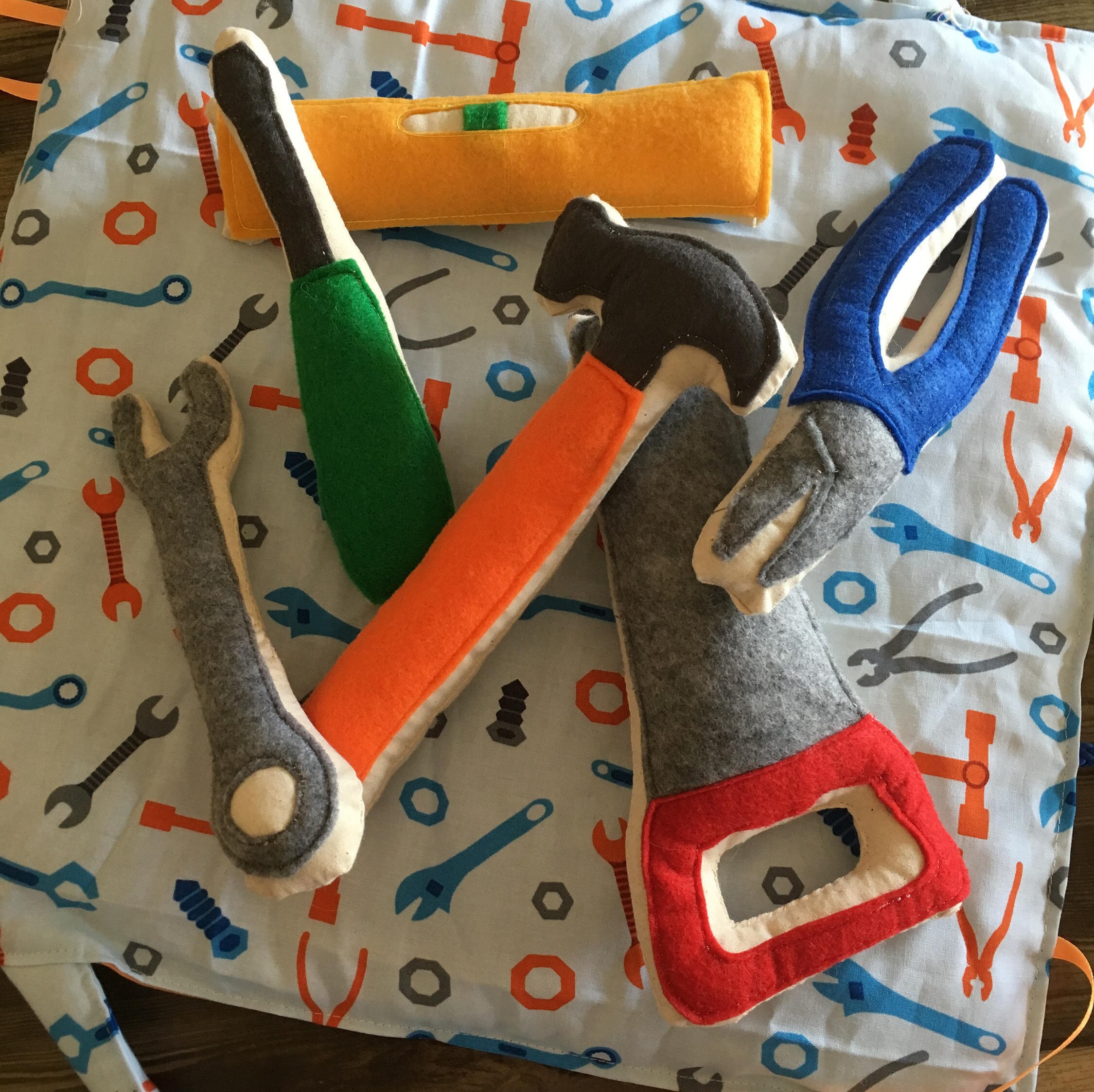 My First Tool Set Small World Toys Pretend Play Construction Etsy Ireland