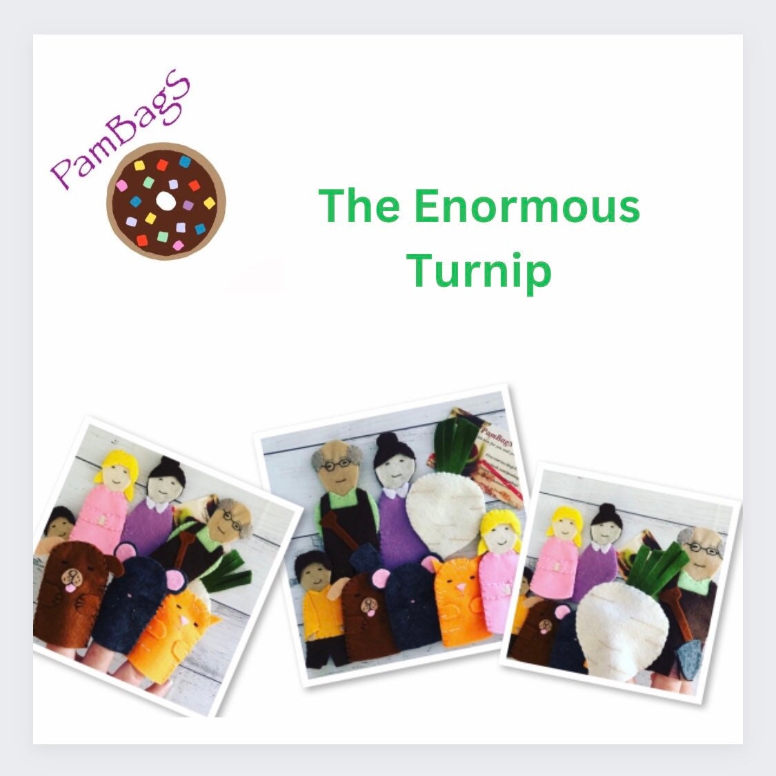 Puppet Runs Visual Storytelling Finger Puppets, Visual Story Aids, Preschool Learning ...