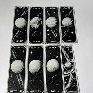 Bookmark 3D Planet Set Space Bookmark Gift Solar System Bookmark Astronomy Gift Science Gift Book Lover Gift Cosmic Decor Unique Accessory