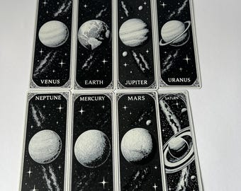 Bookmark 3D Planet Set Space Bookmark Gift Solar System Bookmark Astronomy Gift Science Gift Book Lover Gift Cosmic Decor Unique Accessory
