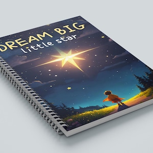 Cuaderno de tapa dura, contenido ecológico, portada motivacional infantil, diario de tapa dura / cuaderno A5