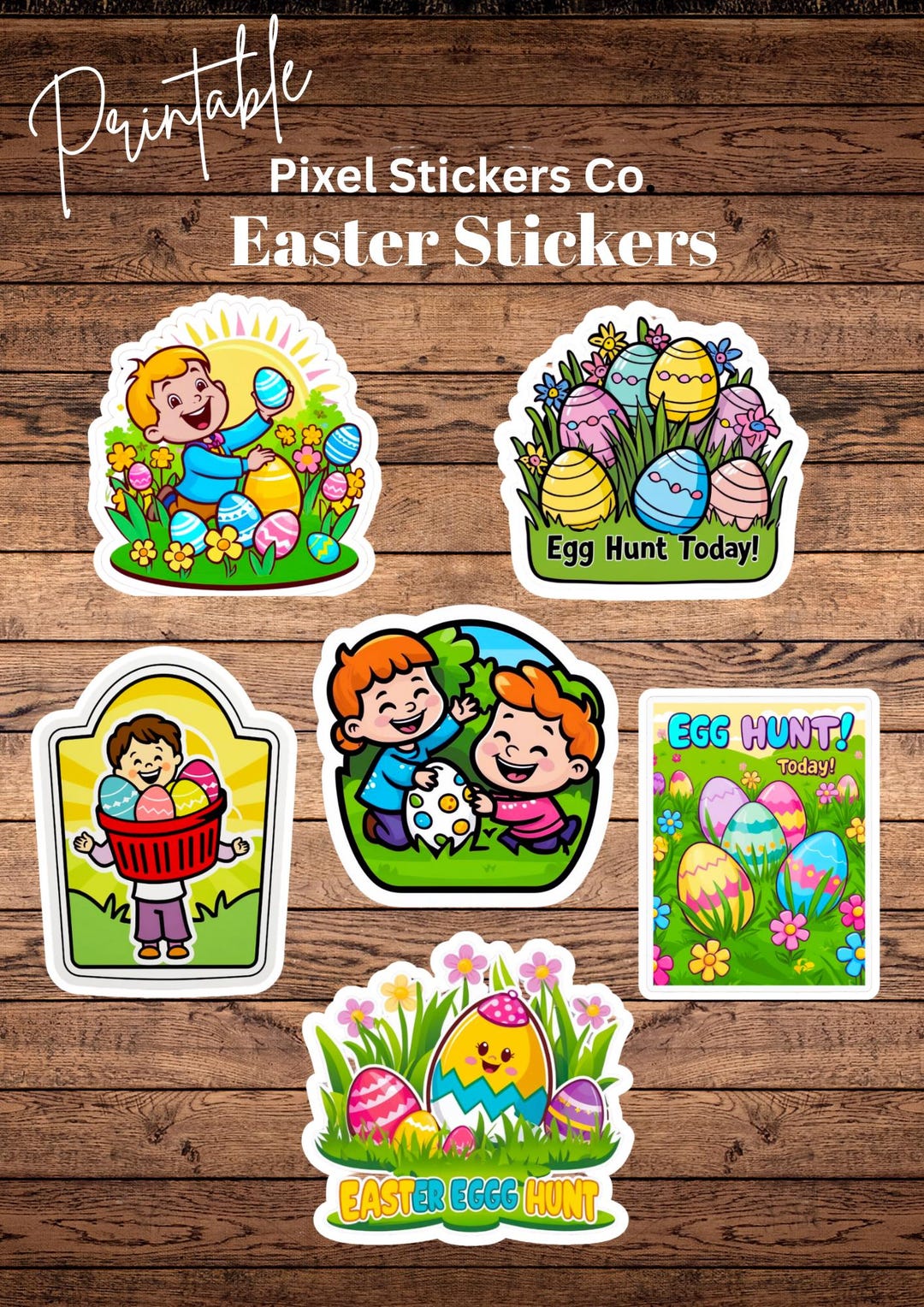 Easter Spring Stickers for Kids - Etsy