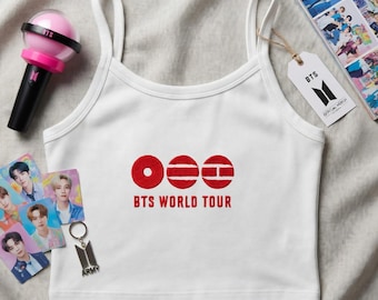 Embroidered Kpop BTS-Style Tank Top, BTS Members Basketball Jersey For Army, BTS World Tour 2026 Merch Top, Comeback Uotfit Tee