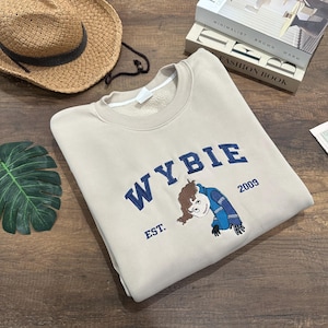 Sudadera con capucha de personaje de dibujos animados, sudadera bordada, sudadera Wybie, camiseta de Coraline y Wybie, regalo para fans, regalo de cumpleaños ESH912.H