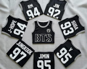 Kpop Group BTS-Style Jersey Tank Top, Custom BTS Members Basketball Jersey For Army, BTS World Tour 2026 Merch Top, Bangtan Comeback Sports