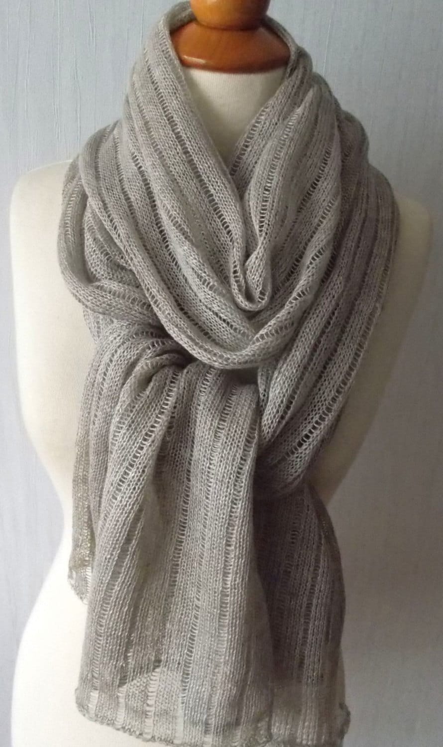 Women Vintage Summer Linen Shawl Scarf