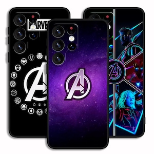 Avengers Colorful Stylish Cover Case Art For iPhone 13 14 15 16 e Pro Max / For Samsung S23 S24 S25 FE Plus Ultra Note A15 A16