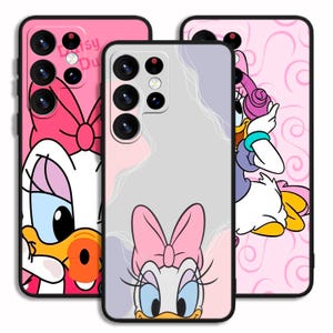 Cute Donald Duck Stylish Cover Case Art For iPhone 13 14 15 16 e Pro Max / For Samsung S23 S24 S25 FE Plus Ultra Note A15 A16