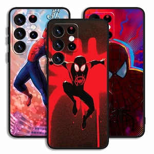 Spiderman Stylish Cover Case Art For iPhone 13 14 15 16 e Pro Max / For Samsung S23 S24 S25 FE Plus Ultra Note A15 A16