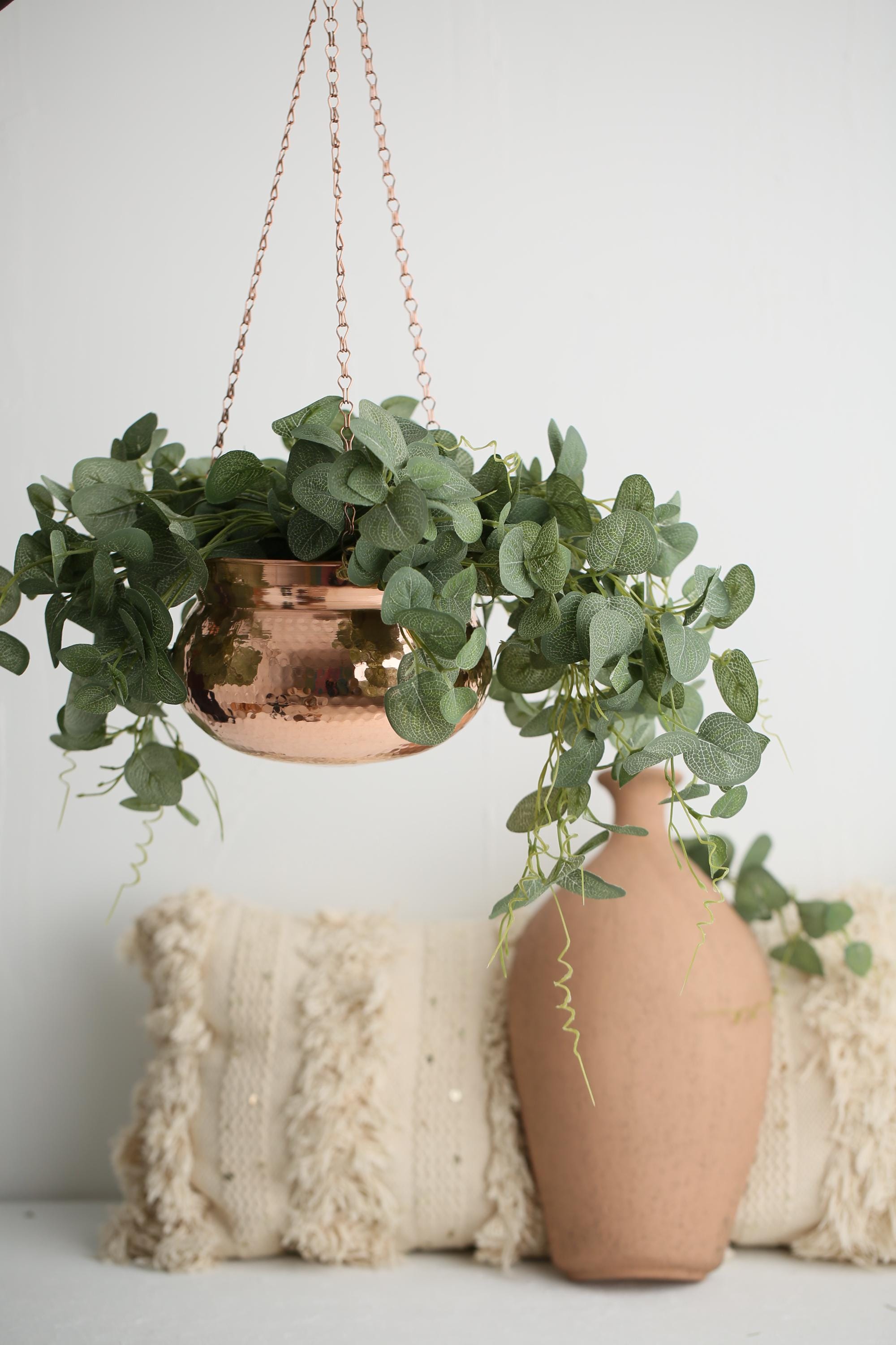 Copper hanging planter - Etsy 日本