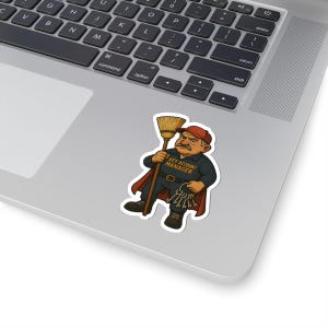 Key Account Manager Sticker - Funny Office Hero Decal | Grumpy Workplace Humor | Gift for Coworkers