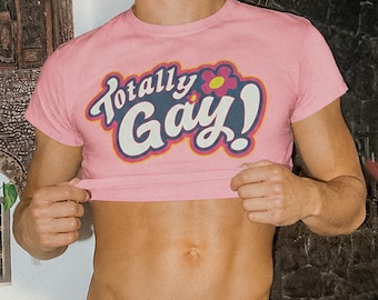 Crop top gay rave totalement neutre en matière de genre LGBTQ+