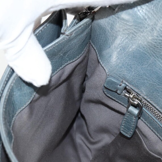 Borsa a tracolla Miu Miu paillettes pelle blu chi… - image 15