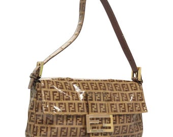 Vintage FENDI F/w 1999 Beaded Bag Handbag Beads Leather Lizard 