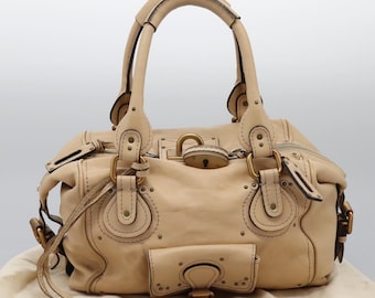 Vintage Y2k Early 2000s Chloe Paddington Satchel Leather Shoulder