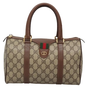 Vintage GUCCI ボストンバッグ オフィディア マイクロGG PVC Vintage GUCCI ボストンバッグ オフィディア マイクロGG PVC