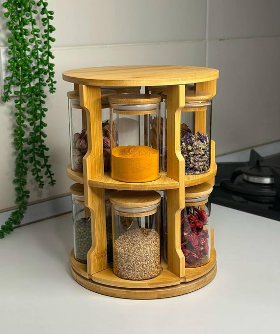 Kamenstein Adjustable Spice Rack Walmart Magnetic Spice Jars