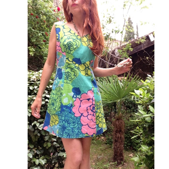 1960s psychedelic ItalianVTG Hippie Pucci style mi