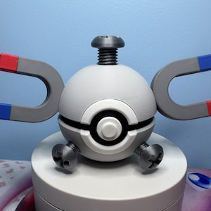 Magnemite Inspired 3D Pokéball