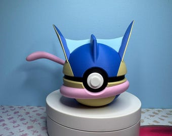 Greninja Inspired 3D Pokéball