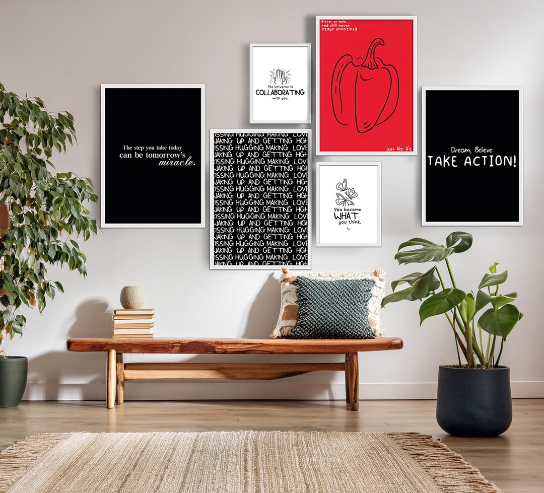 Minimalist Motivational Wall Art Set – Digital Download Posters | 11 ...