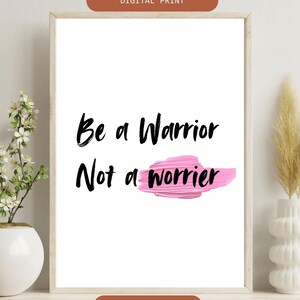 Mental Health Print for Girls Room Decor Motivational Wall Art for Positivity Daily Reminder Poster Affirmation Digital Downloadable