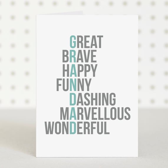 fathers day grandad card